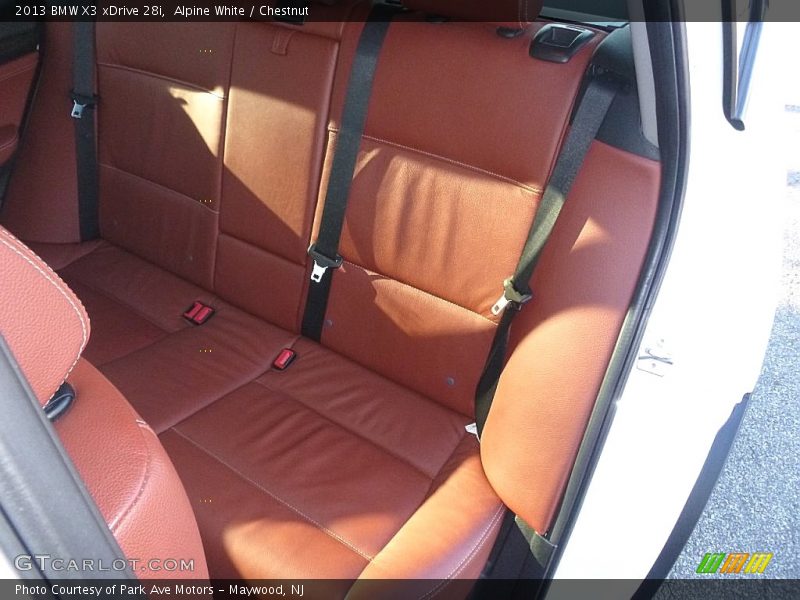 Alpine White / Chestnut 2013 BMW X3 xDrive 28i