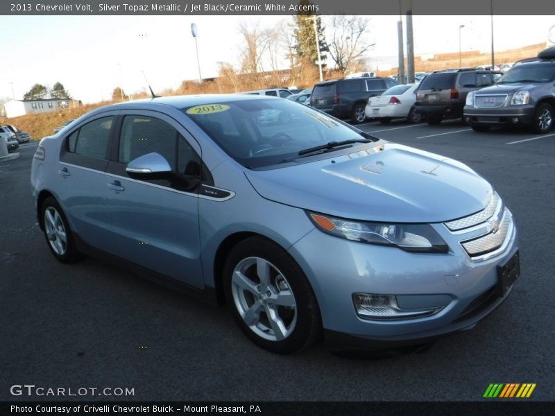 Silver Topaz Metallic / Jet Black/Ceramic White Accents 2013 Chevrolet Volt