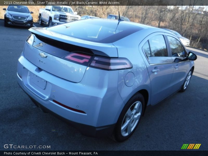 Silver Topaz Metallic / Jet Black/Ceramic White Accents 2013 Chevrolet Volt