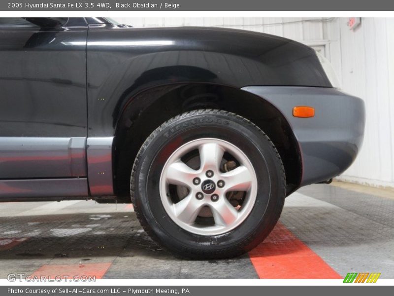 Black Obsidian / Beige 2005 Hyundai Santa Fe LX 3.5 4WD
