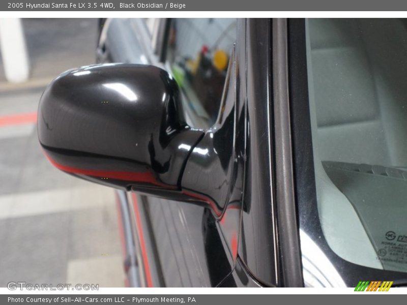Black Obsidian / Beige 2005 Hyundai Santa Fe LX 3.5 4WD