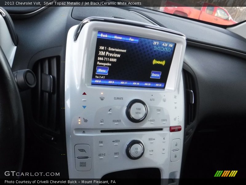 Silver Topaz Metallic / Jet Black/Ceramic White Accents 2013 Chevrolet Volt