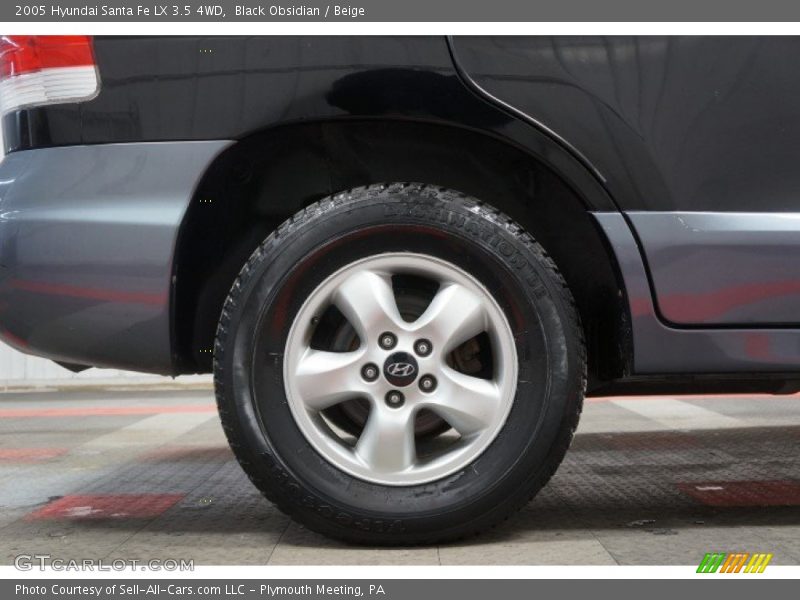 Black Obsidian / Beige 2005 Hyundai Santa Fe LX 3.5 4WD