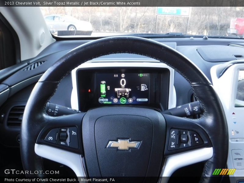 Silver Topaz Metallic / Jet Black/Ceramic White Accents 2013 Chevrolet Volt