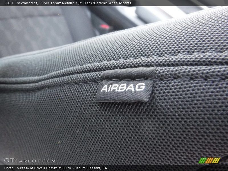 Silver Topaz Metallic / Jet Black/Ceramic White Accents 2013 Chevrolet Volt