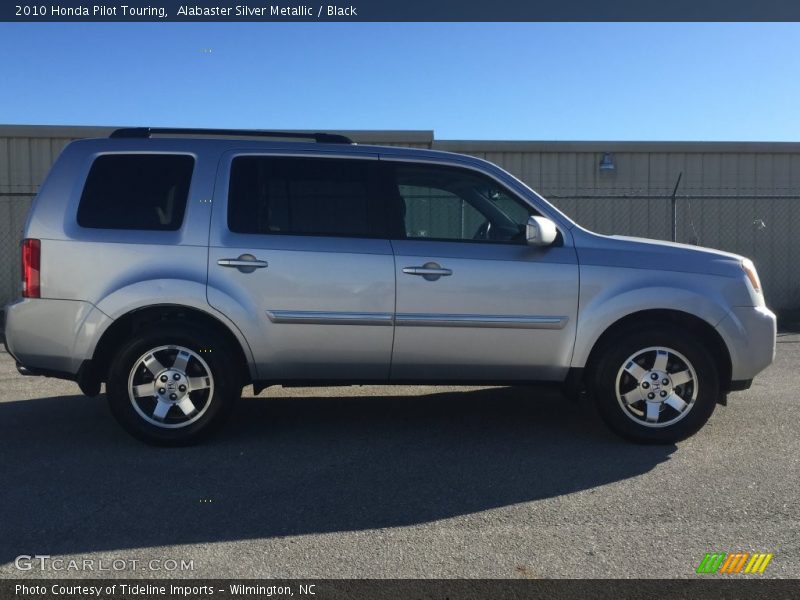 Alabaster Silver Metallic / Black 2010 Honda Pilot Touring