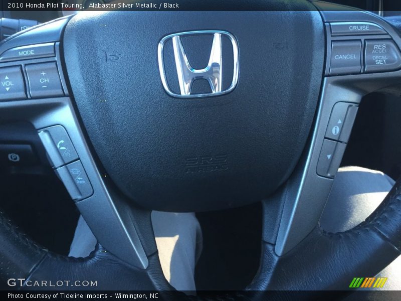 Alabaster Silver Metallic / Black 2010 Honda Pilot Touring