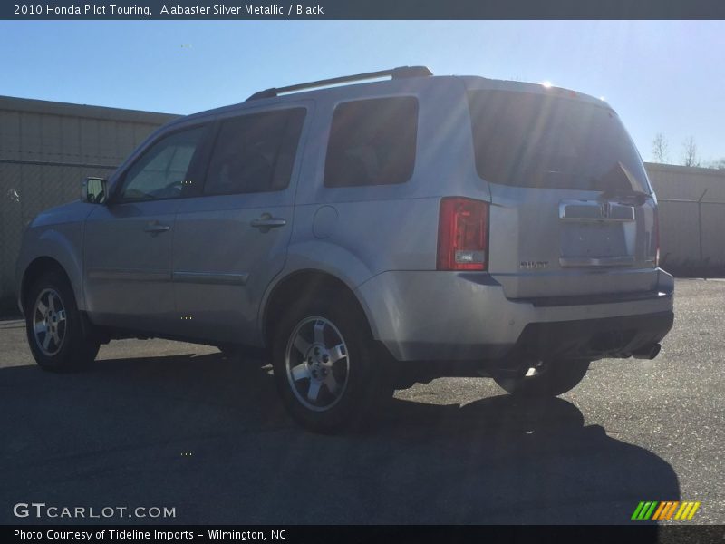Alabaster Silver Metallic / Black 2010 Honda Pilot Touring