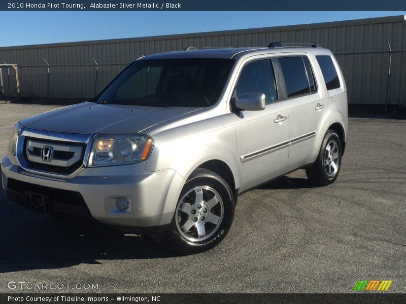 Alabaster Silver Metallic / Black 2010 Honda Pilot Touring