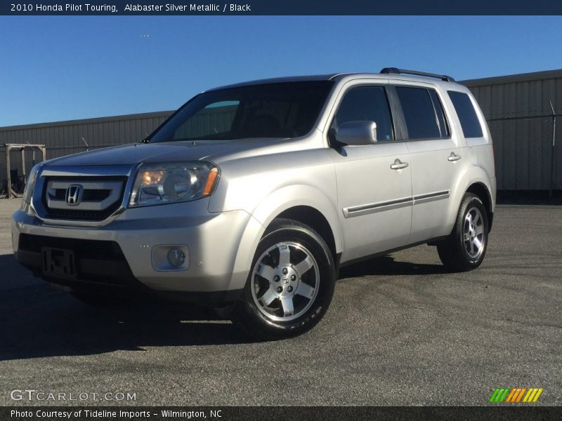 Alabaster Silver Metallic / Black 2010 Honda Pilot Touring