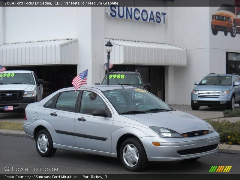 CD Silver Metallic / Medium Graphite 2004 Ford Focus LX Sedan