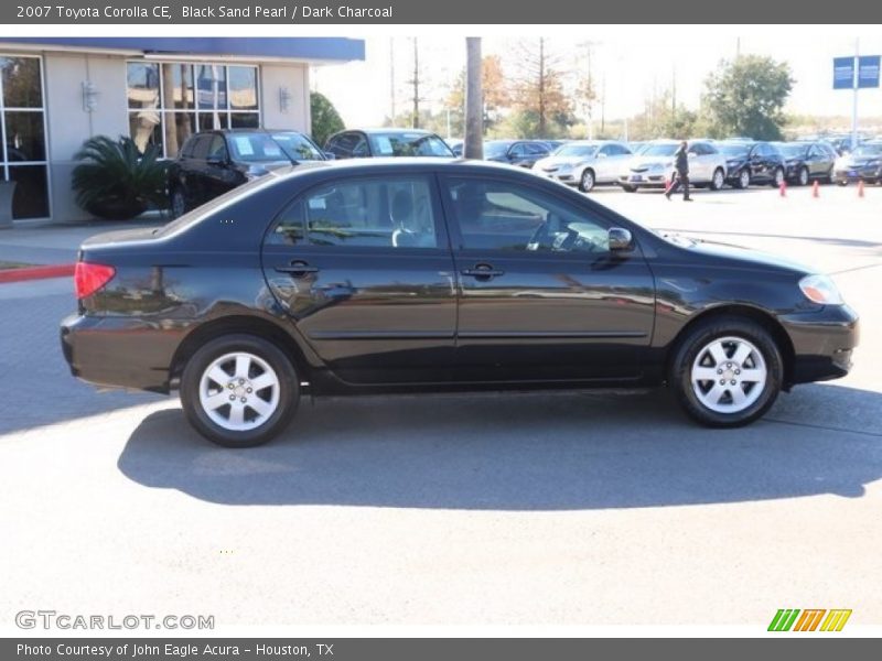 Black Sand Pearl / Dark Charcoal 2007 Toyota Corolla CE