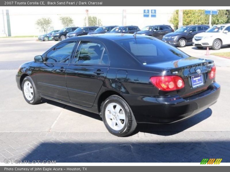 Black Sand Pearl / Dark Charcoal 2007 Toyota Corolla CE