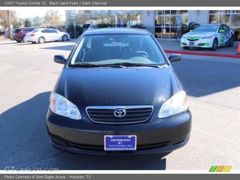 Black Sand Pearl / Dark Charcoal 2007 Toyota Corolla CE