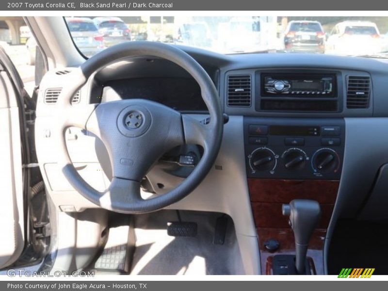 Black Sand Pearl / Dark Charcoal 2007 Toyota Corolla CE
