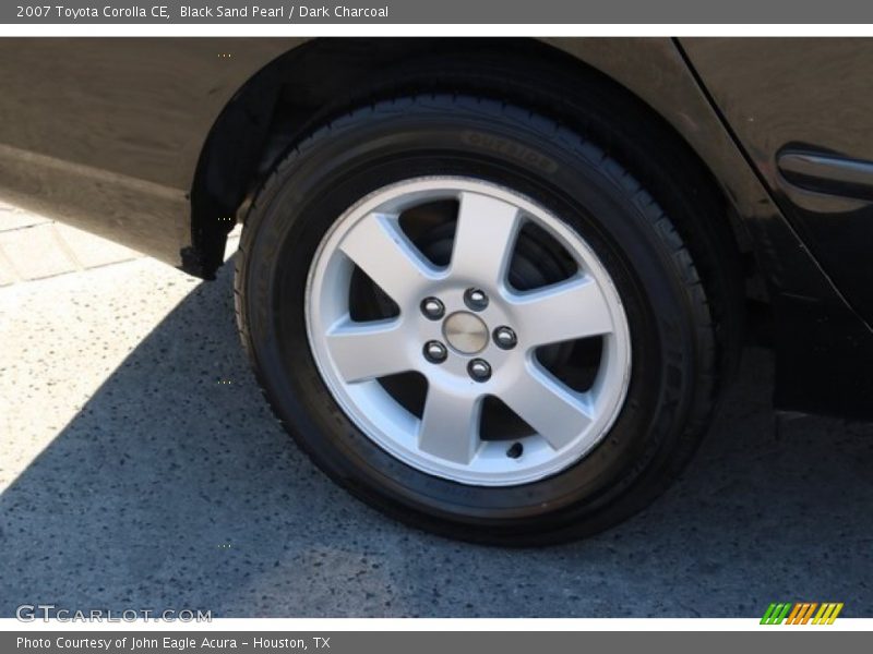 Black Sand Pearl / Dark Charcoal 2007 Toyota Corolla CE