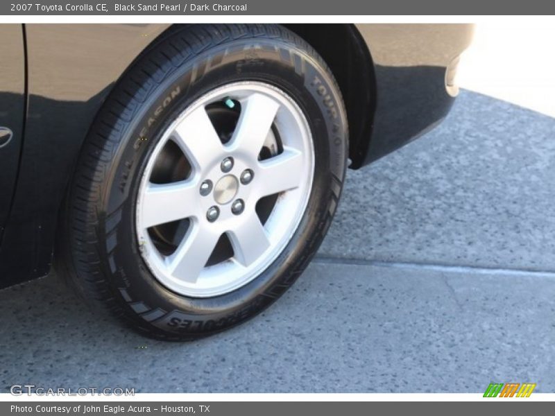 Black Sand Pearl / Dark Charcoal 2007 Toyota Corolla CE
