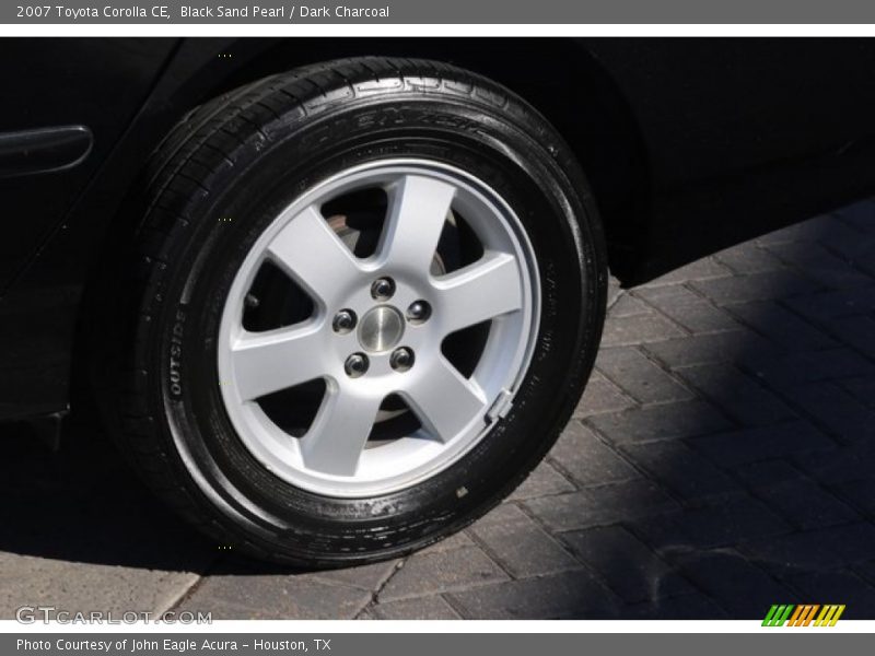 Black Sand Pearl / Dark Charcoal 2007 Toyota Corolla CE