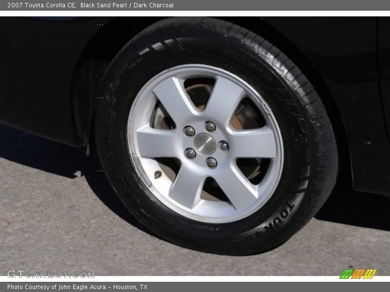 Black Sand Pearl / Dark Charcoal 2007 Toyota Corolla CE
