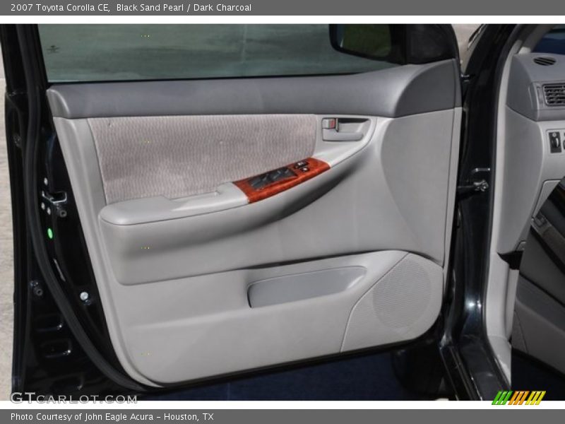 Black Sand Pearl / Dark Charcoal 2007 Toyota Corolla CE