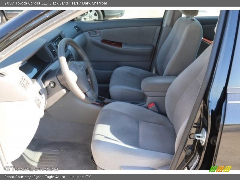 Black Sand Pearl / Dark Charcoal 2007 Toyota Corolla CE