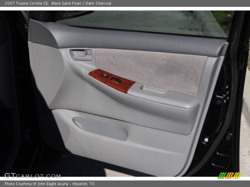 Black Sand Pearl / Dark Charcoal 2007 Toyota Corolla CE