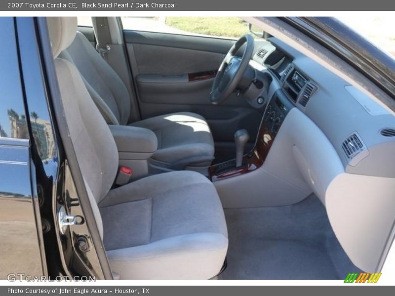 Black Sand Pearl / Dark Charcoal 2007 Toyota Corolla CE