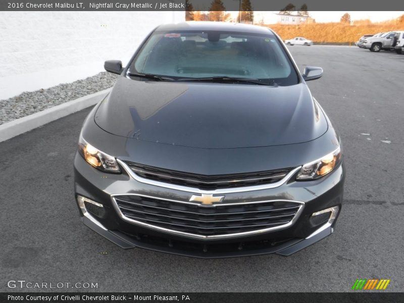 Nightfall Gray Metallic / Jet Black 2016 Chevrolet Malibu LT