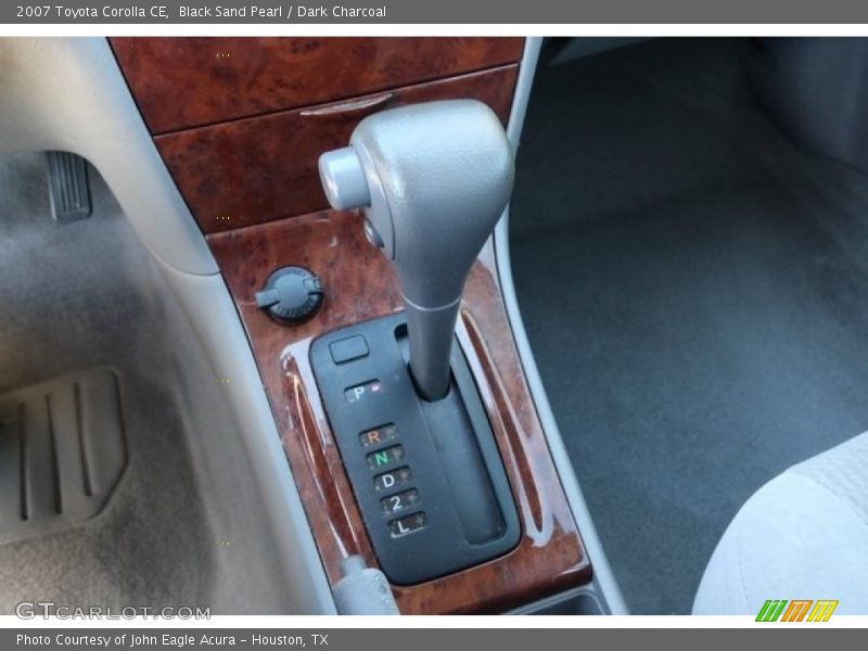 Black Sand Pearl / Dark Charcoal 2007 Toyota Corolla CE