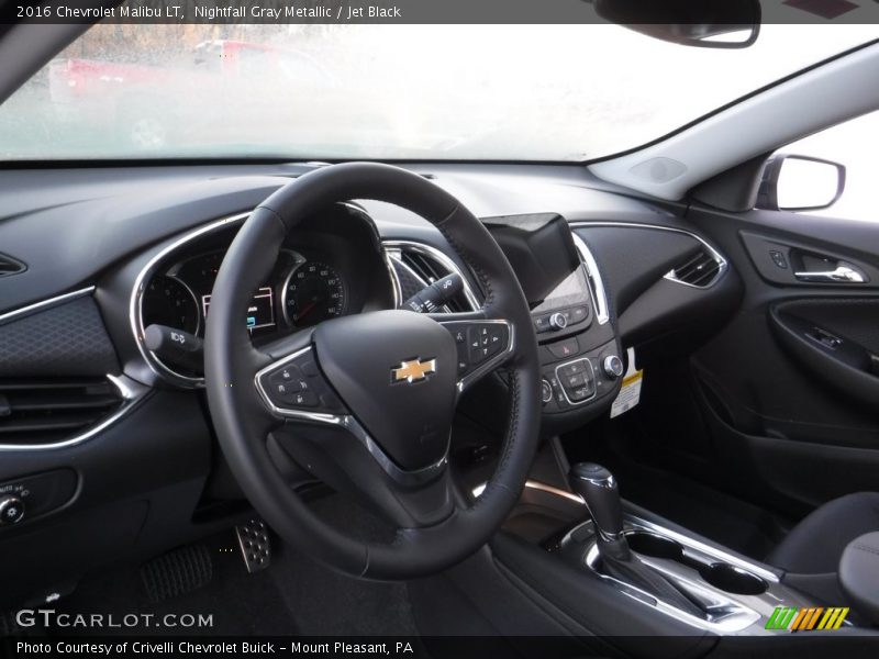 Nightfall Gray Metallic / Jet Black 2016 Chevrolet Malibu LT