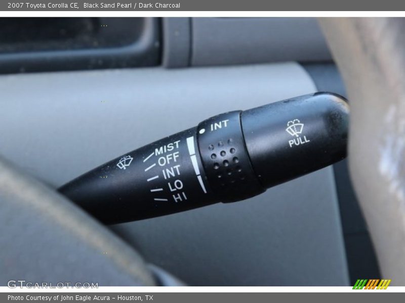 Black Sand Pearl / Dark Charcoal 2007 Toyota Corolla CE