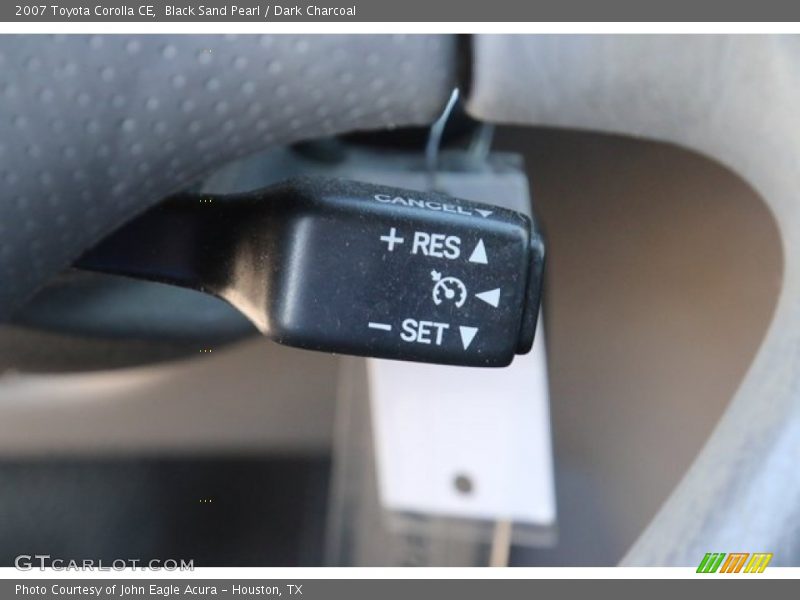 Black Sand Pearl / Dark Charcoal 2007 Toyota Corolla CE
