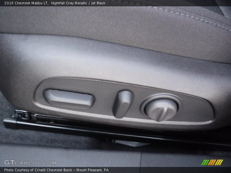 Nightfall Gray Metallic / Jet Black 2016 Chevrolet Malibu LT