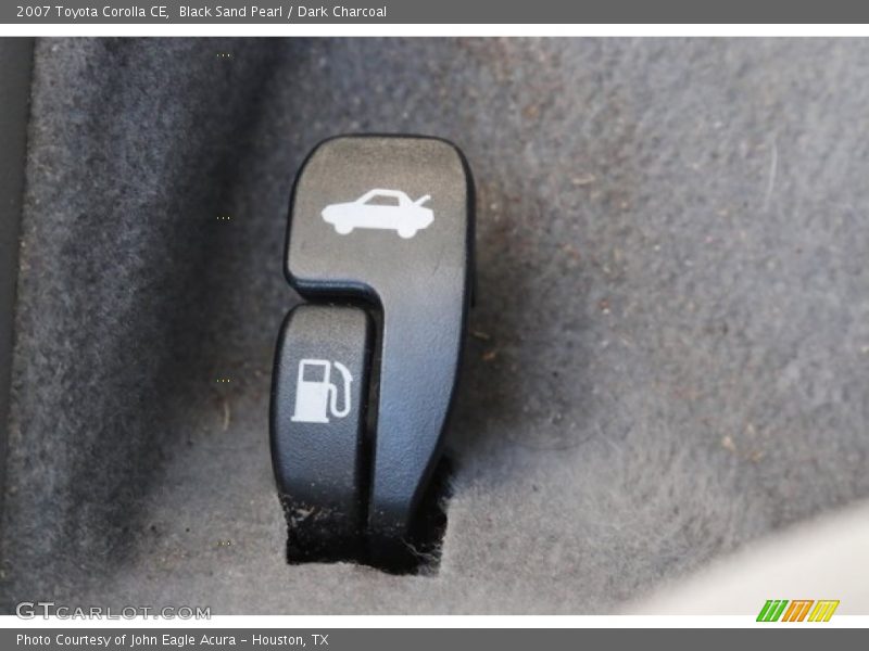 Black Sand Pearl / Dark Charcoal 2007 Toyota Corolla CE