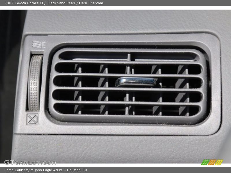 Black Sand Pearl / Dark Charcoal 2007 Toyota Corolla CE
