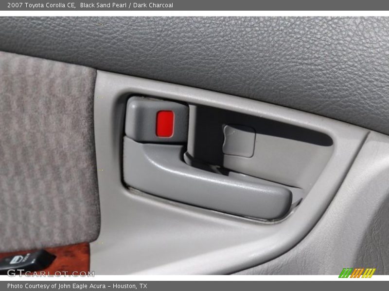 Black Sand Pearl / Dark Charcoal 2007 Toyota Corolla CE