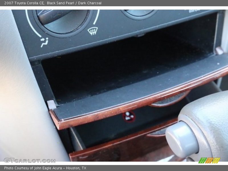 Black Sand Pearl / Dark Charcoal 2007 Toyota Corolla CE