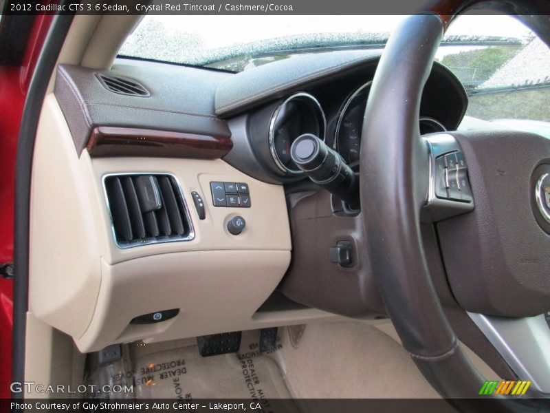Crystal Red Tintcoat / Cashmere/Cocoa 2012 Cadillac CTS 3.6 Sedan
