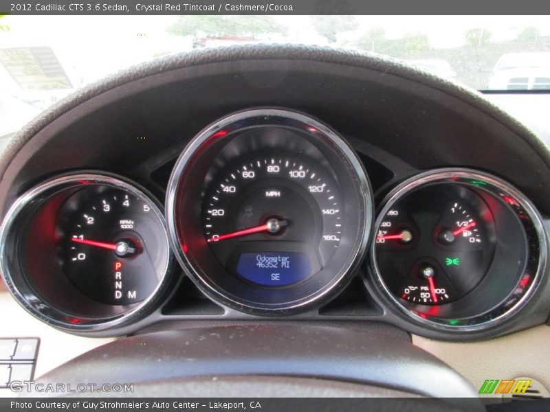 Crystal Red Tintcoat / Cashmere/Cocoa 2012 Cadillac CTS 3.6 Sedan