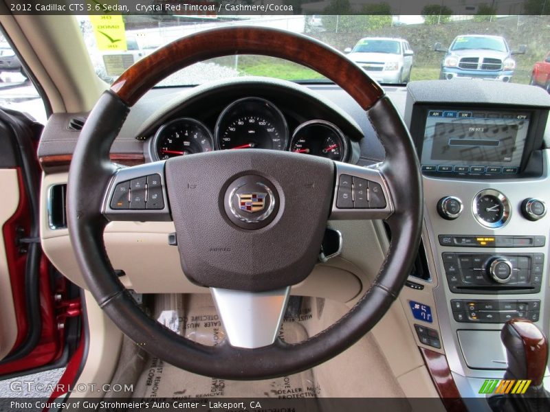 Crystal Red Tintcoat / Cashmere/Cocoa 2012 Cadillac CTS 3.6 Sedan