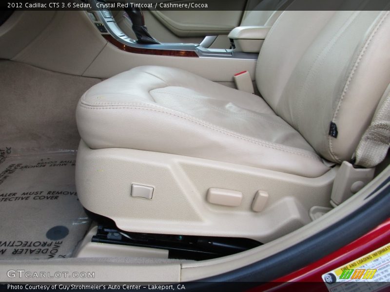 Crystal Red Tintcoat / Cashmere/Cocoa 2012 Cadillac CTS 3.6 Sedan