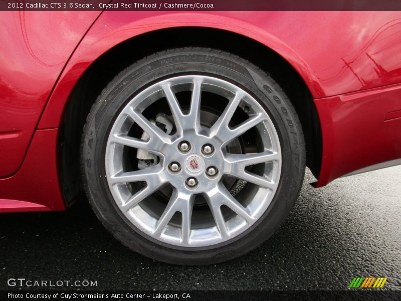 Crystal Red Tintcoat / Cashmere/Cocoa 2012 Cadillac CTS 3.6 Sedan