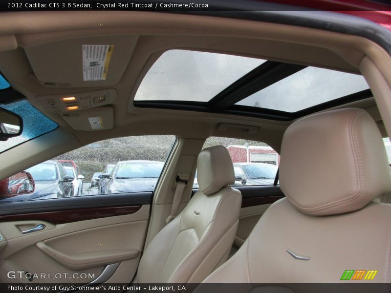 Crystal Red Tintcoat / Cashmere/Cocoa 2012 Cadillac CTS 3.6 Sedan