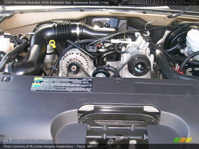 Sandstone Metallic / Tan 2005 Chevrolet Silverado 1500 Extended Cab