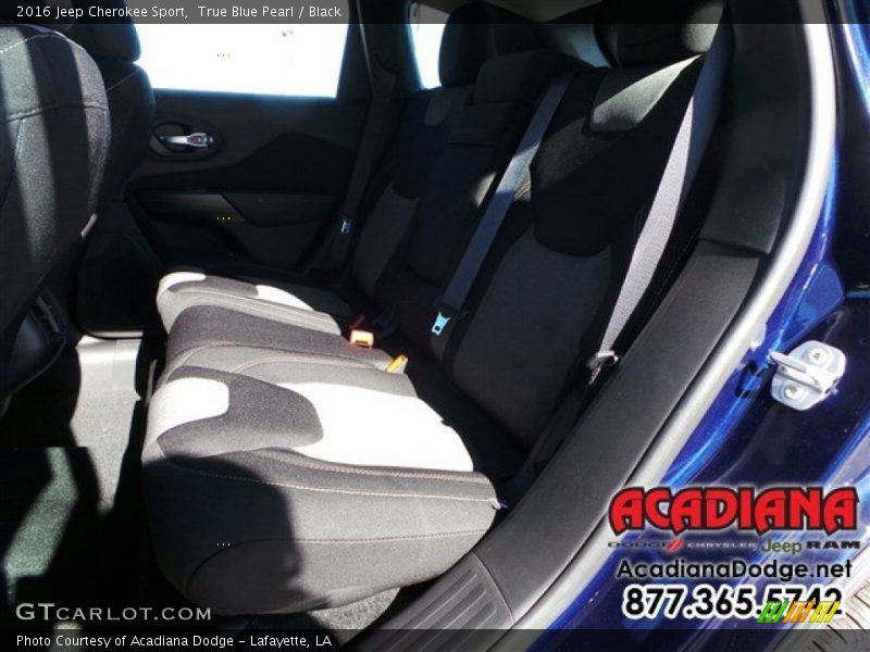 True Blue Pearl / Black 2016 Jeep Cherokee Sport