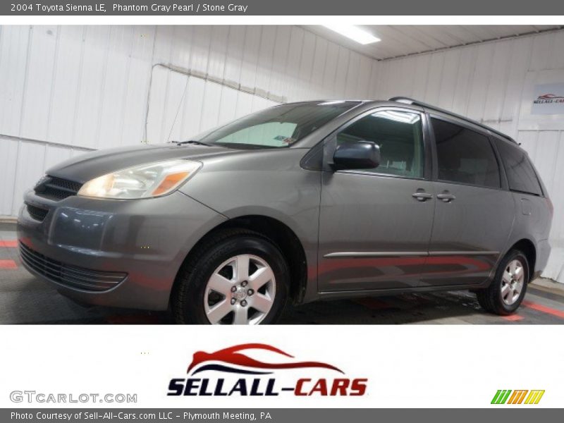 Phantom Gray Pearl / Stone Gray 2004 Toyota Sienna LE