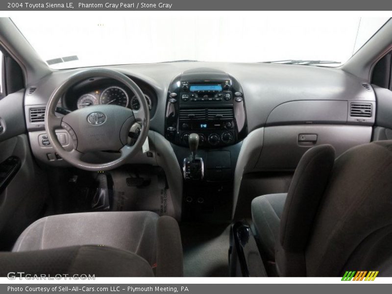 Phantom Gray Pearl / Stone Gray 2004 Toyota Sienna LE