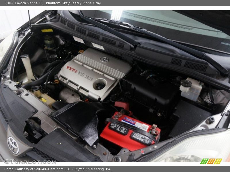 Phantom Gray Pearl / Stone Gray 2004 Toyota Sienna LE
