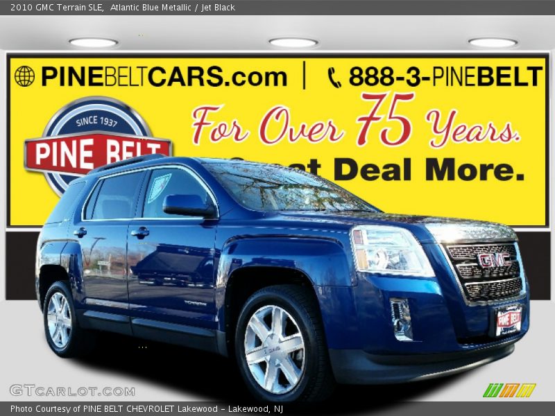 Atlantic Blue Metallic / Jet Black 2010 GMC Terrain SLE