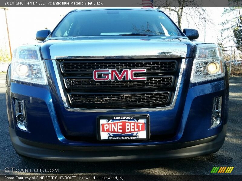 Atlantic Blue Metallic / Jet Black 2010 GMC Terrain SLE